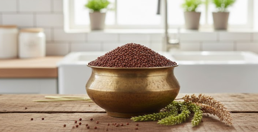 "Aved's Group Ragi (Finger Millet) snacks served in a bowl, highlighting high calcium and iron content for bone health.", "Healthy gluten-free Ragi Mixture in a premium setting, an organic weight-loss friendly snack with low glycemic index.", "Crispy organic Ragi chips rich in fiber and polyphenols, a perfect diabetic-friendly and palm oil-free Indian snack."