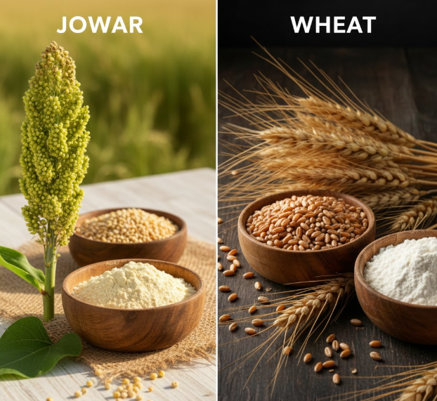 Jowar vs. Wheat: The Epic Battle for Your Gut